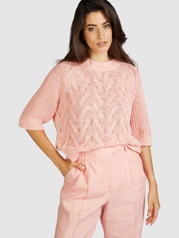 MARC AUREL Sweater in Pink: front