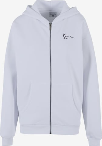 Veste de survêtement Karl Kani en blanc : devant