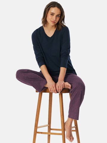 Pyjama ' UNCOVER Nightwear ' SCHIESSER en bleu