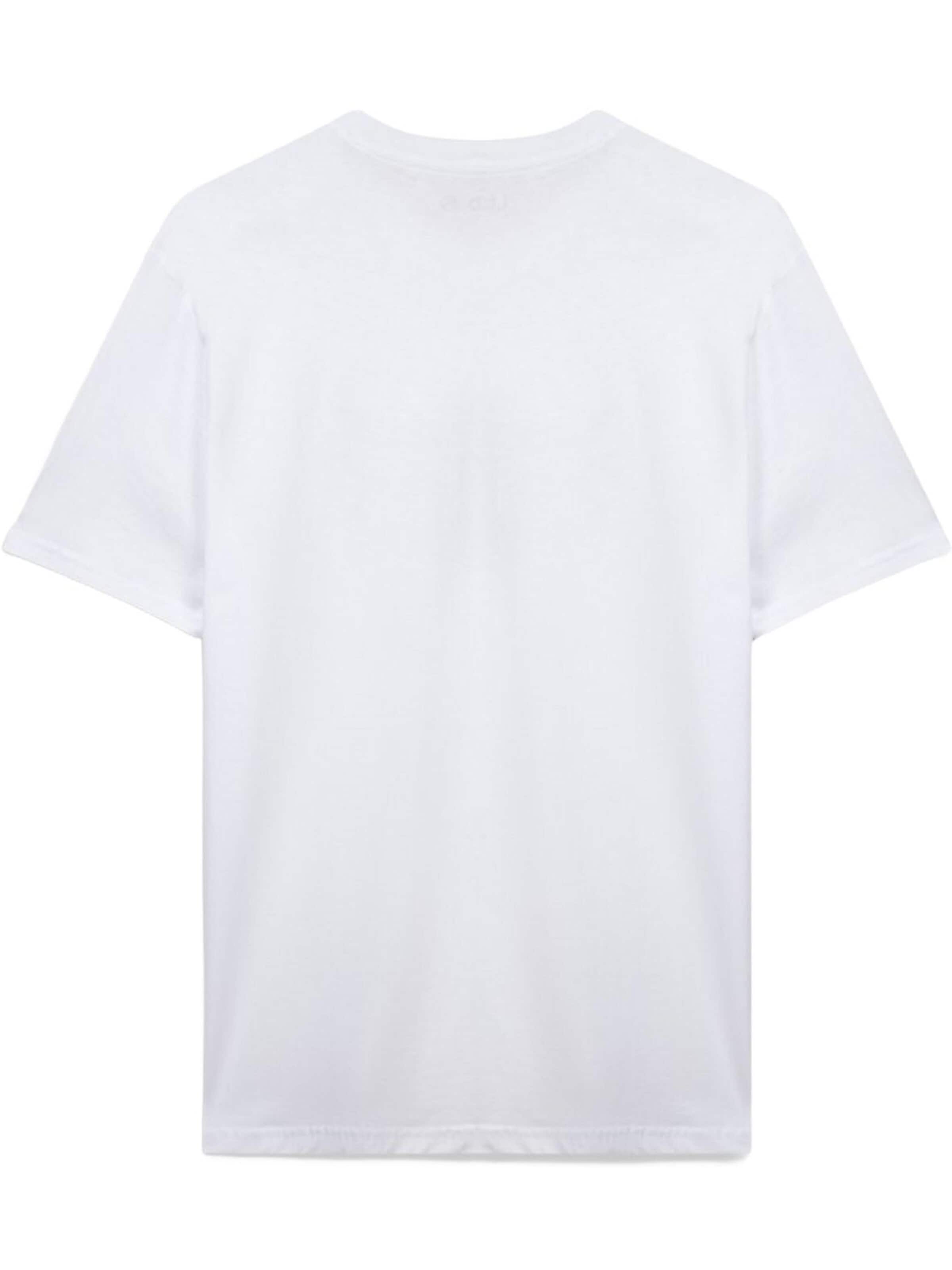 LTB Jeans Shirt 'LTB Jeans Herren-T-Shirt mit Aufdruck' in Wit
