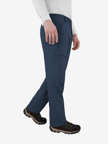 Regular Pantalon outdoor 'Basin' normani en bleu