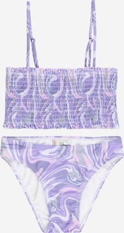Bikini 'CAROLINE' KIDS ONLY en violet : devant