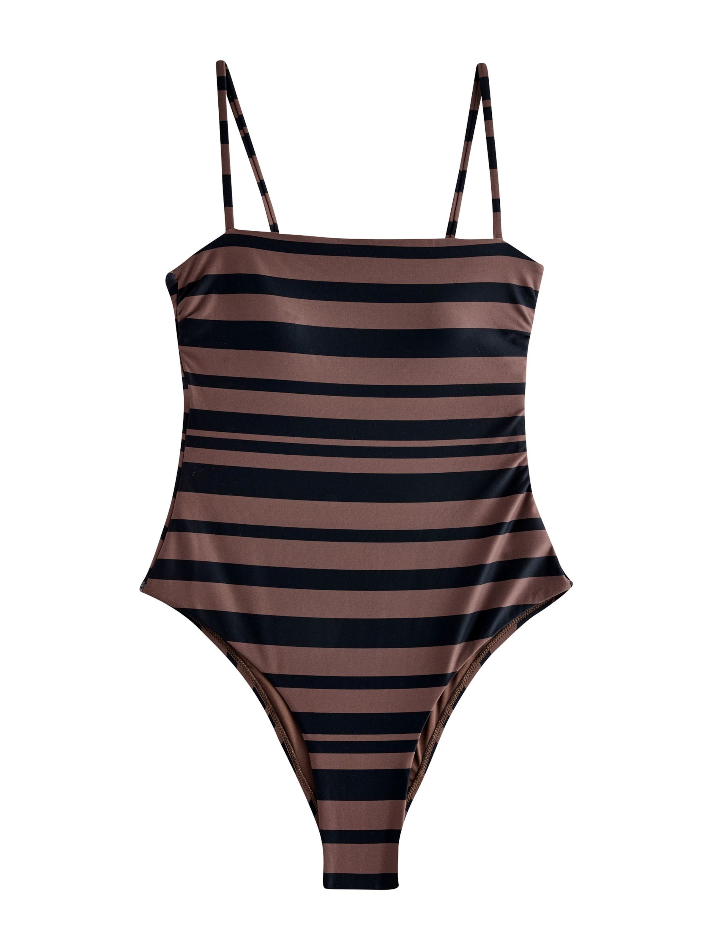 Next Swimsuit in XS in Brown / Black, Item view