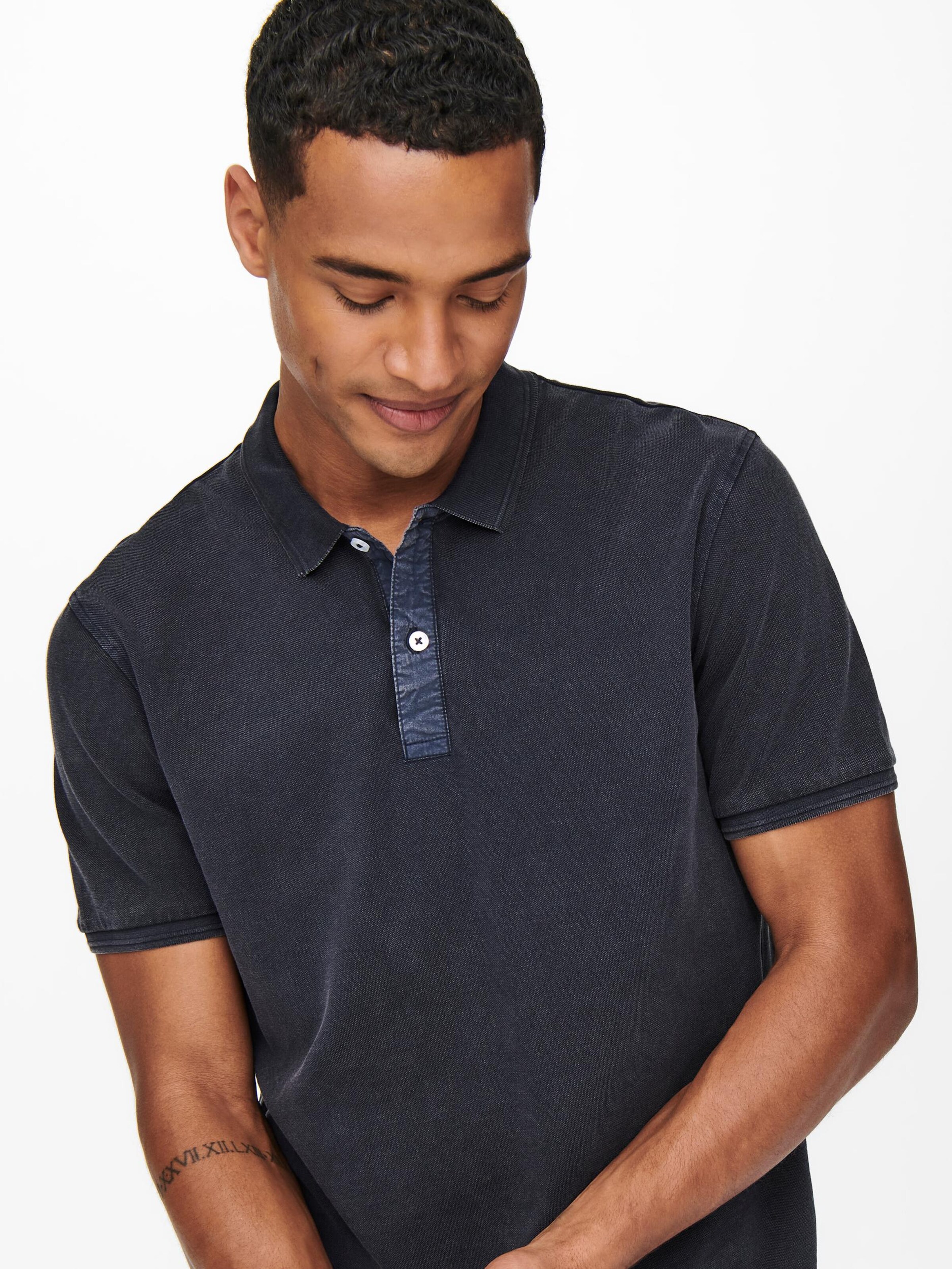 Männer Shirts Only & Sons T-Shirt 'Travis' in Marine - ZN38439 Männer Shirts Only & Sons T-Shirt 'Travis' in Marine - ZN38439