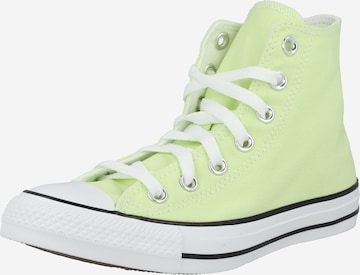 CONVERSE - Zapatillas deportivas altas en verde: frente