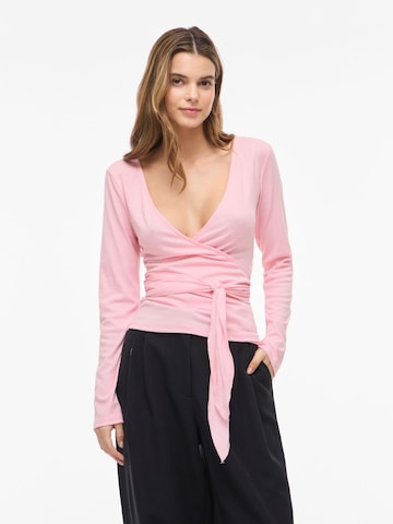VILA Shirt 'VIGina' in Pink: Vorderseite