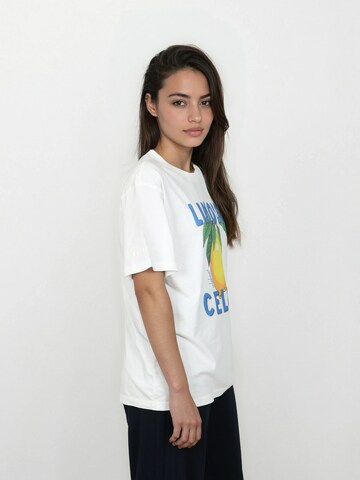 salzhaut Shirt 'BAALJE' in Weiß