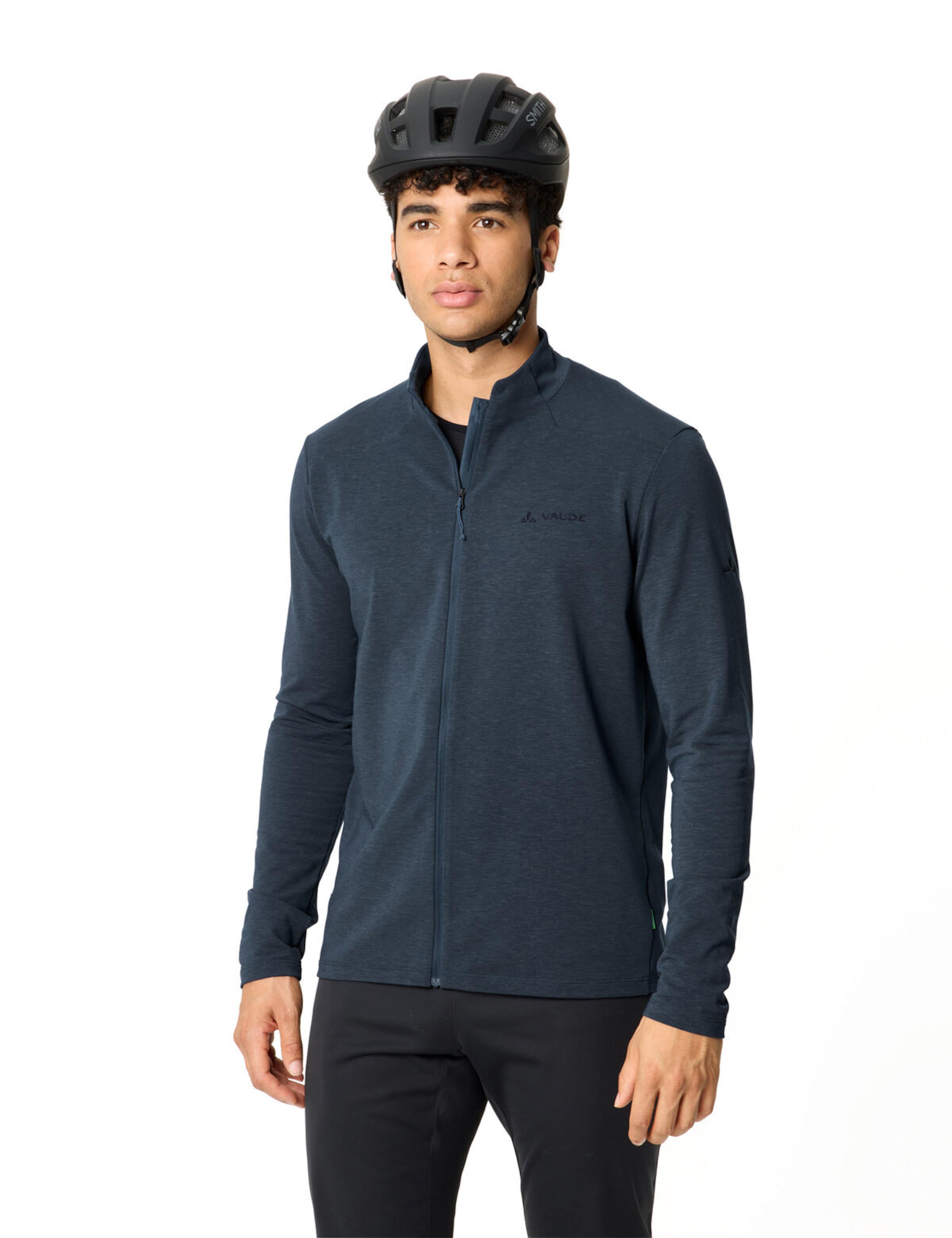 VAUDE Gebreid sportvest 'Wintry' in Blauw