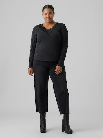 Vero Moda Curve Majica 'PHINE' | črna barva