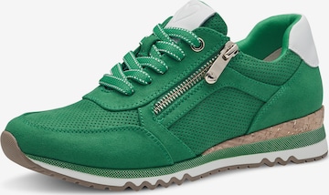 MARCO TOZZI Rövid szárú sportcipők - zöld: elől