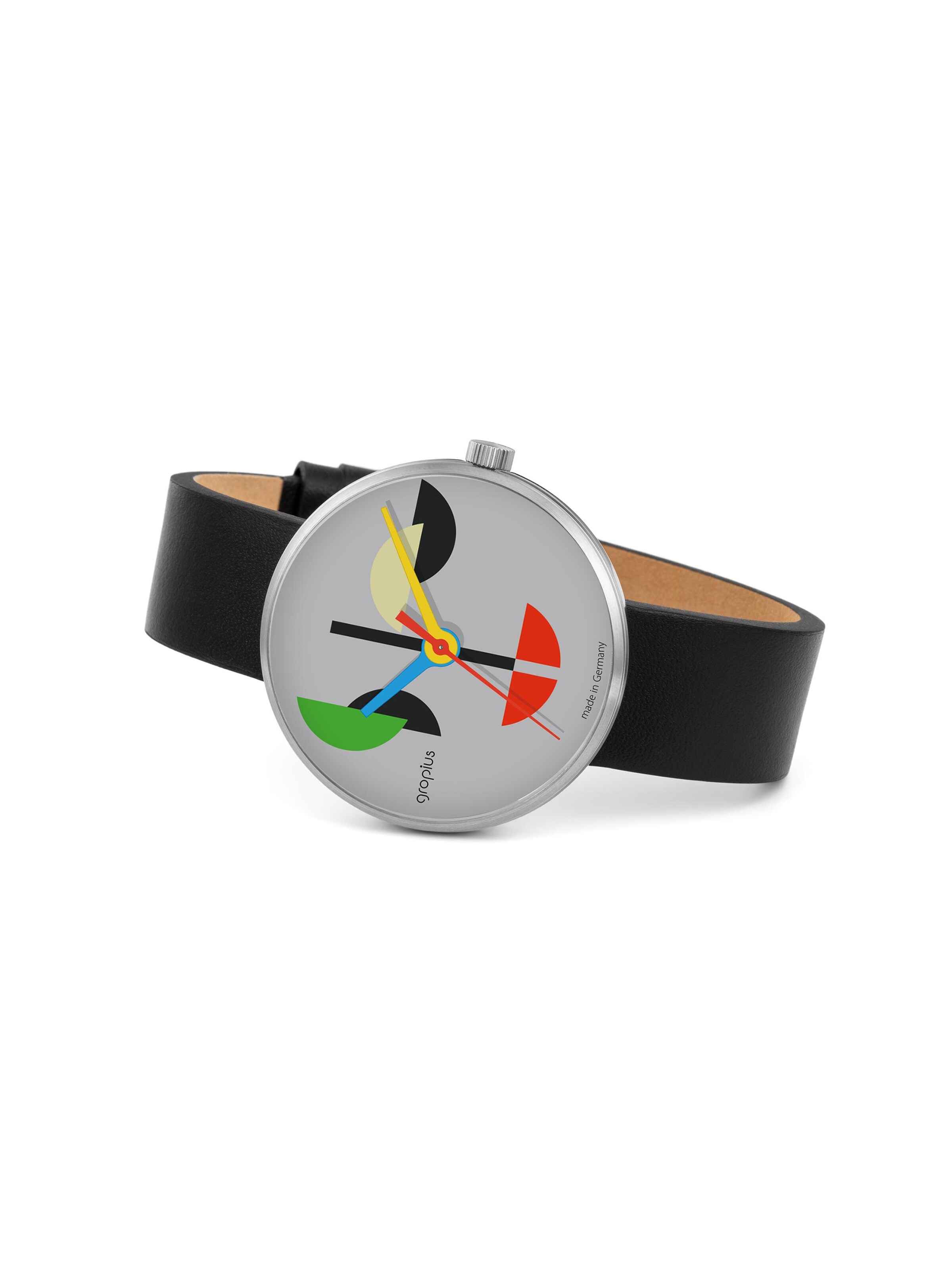 WALTER GROPIUS Analog Watch 'TRIADE DER SINNE' in Grey