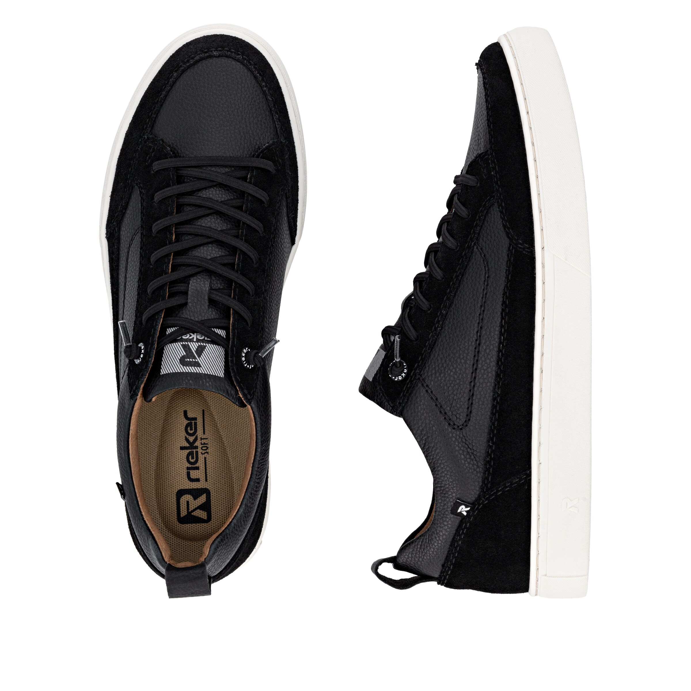 Rieker Sneakers laag in Zwart