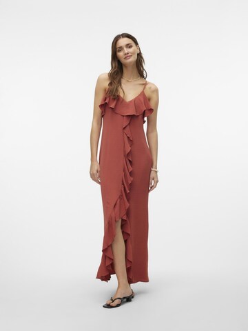 VERO MODA Kleid 'ALVA' in Braun