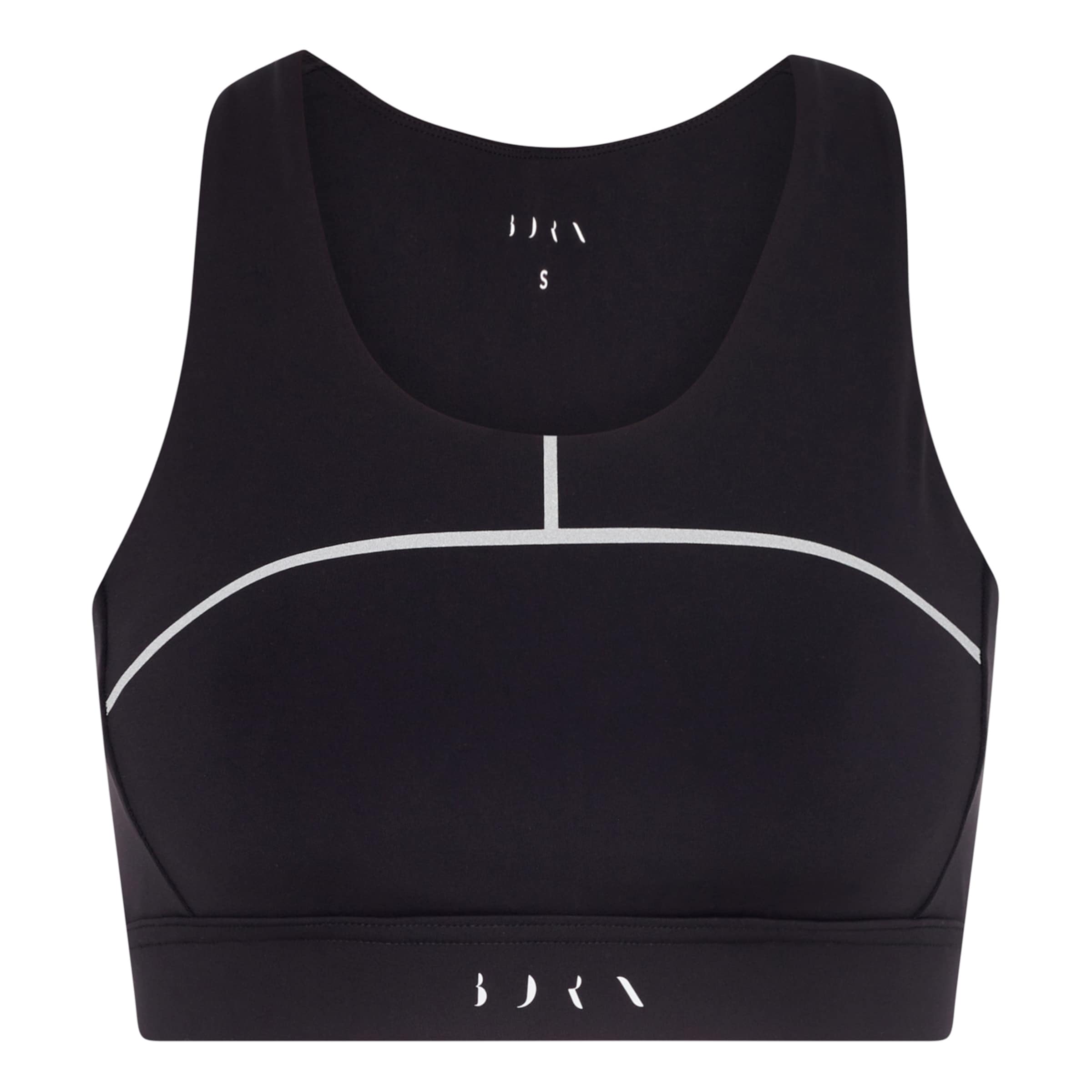 Born Living Yoga Skinny Sportbroek ' Carole ' in Zwart: voorkant