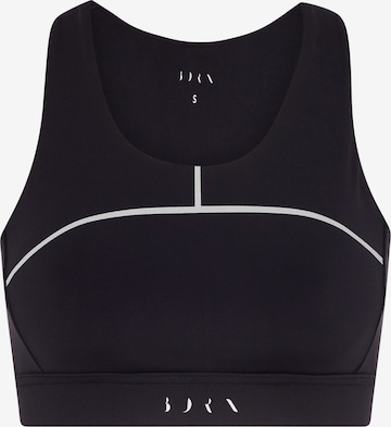 Born Living Yoga Skinny Sportbroek ' Carole ' in Zwart: voorkant