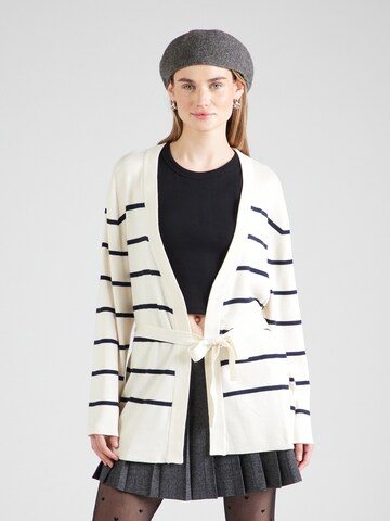 JDY Strickjacke 'JDYSARA' in Beige: Vorderseite