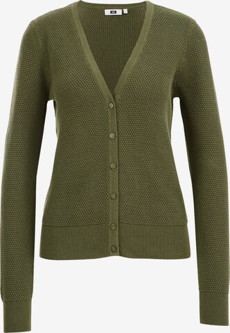 Cardigan WE Fashion en vert : devant