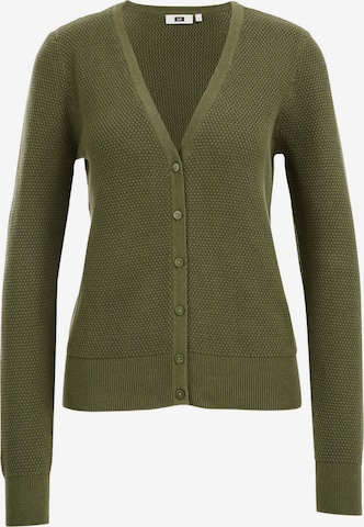 Cardigan WE Fashion en vert : devant