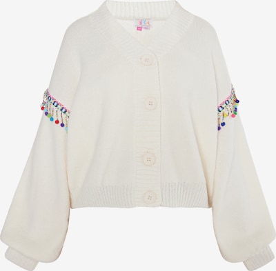 IZIA Kardigan u plava / travnato zelena / svijetloroza / vuneno bijela, Pregled proizvoda