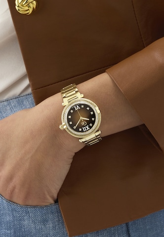 Gc Analoguhr in Gold