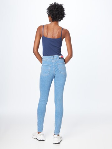 Tommy Jeans Skinny Jeans 'Slyvia' in Blue