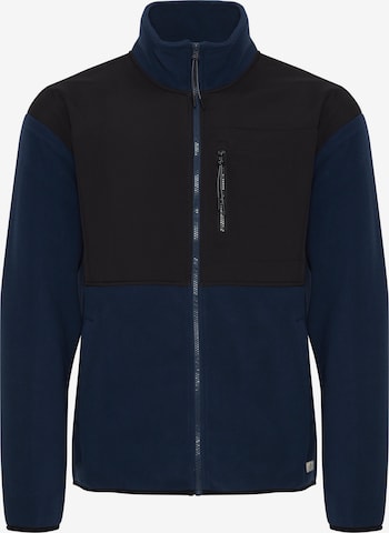 BLEND Fleece Jacket in Blue: front