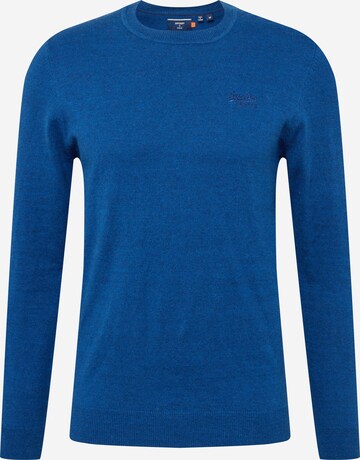 Superdry - Jersey en azul: frente