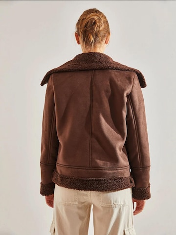 Veste mi-saison Bianco Lucci en marron