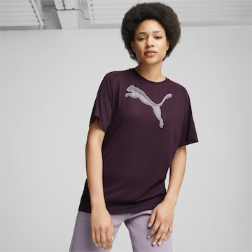 PUMA T-Shirt 'Evostripe' in Lila