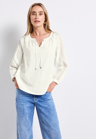 STREET ONE Bluse in Weiß: Vorderseite