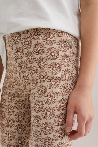 WE Fashion Flared Leggings i beige