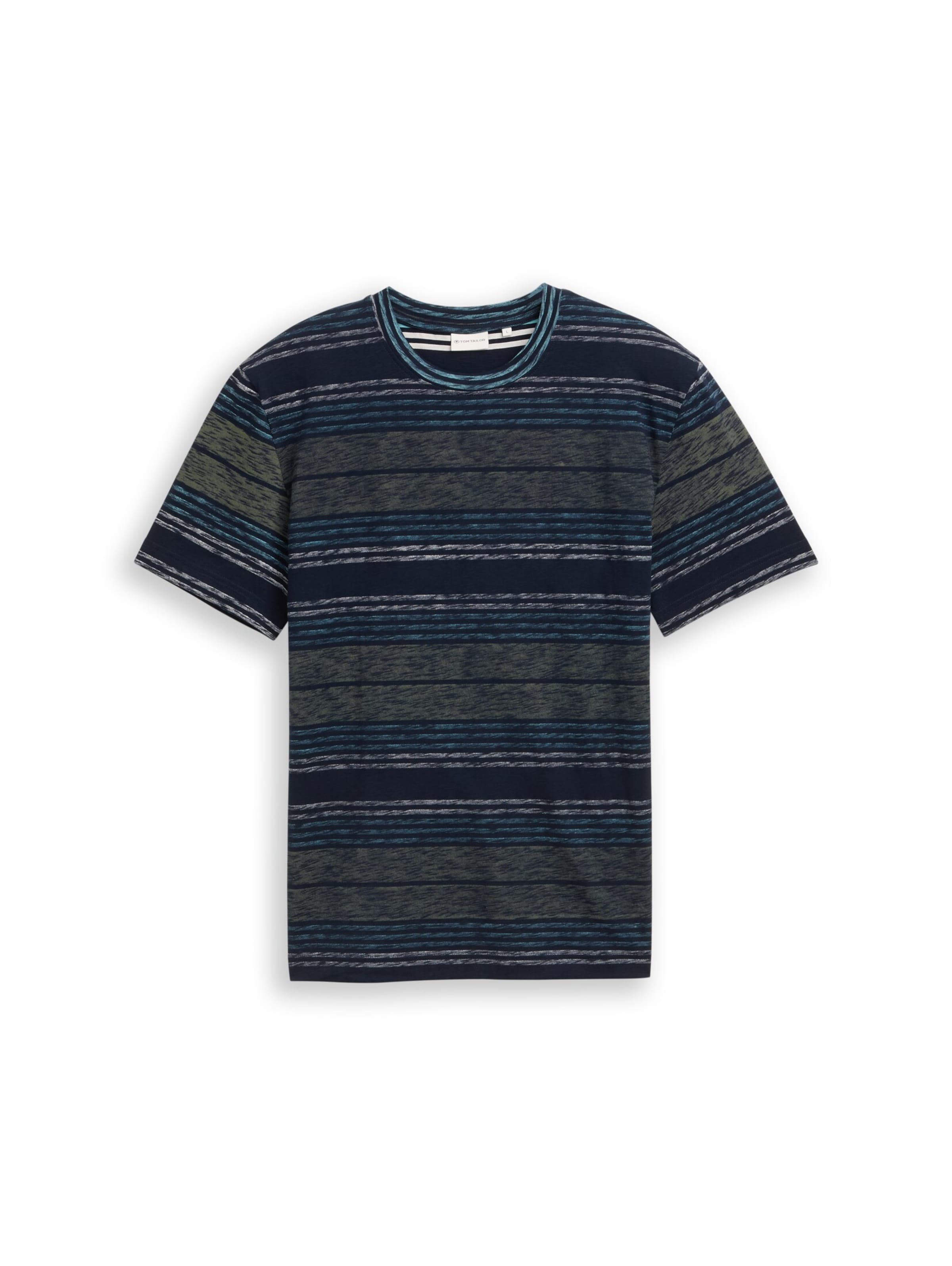 TOM TAILOR Shirt in XXL in de kleur Lichtblauw / Donkerblauw / Basaltgrijs / Wit, Productweergave