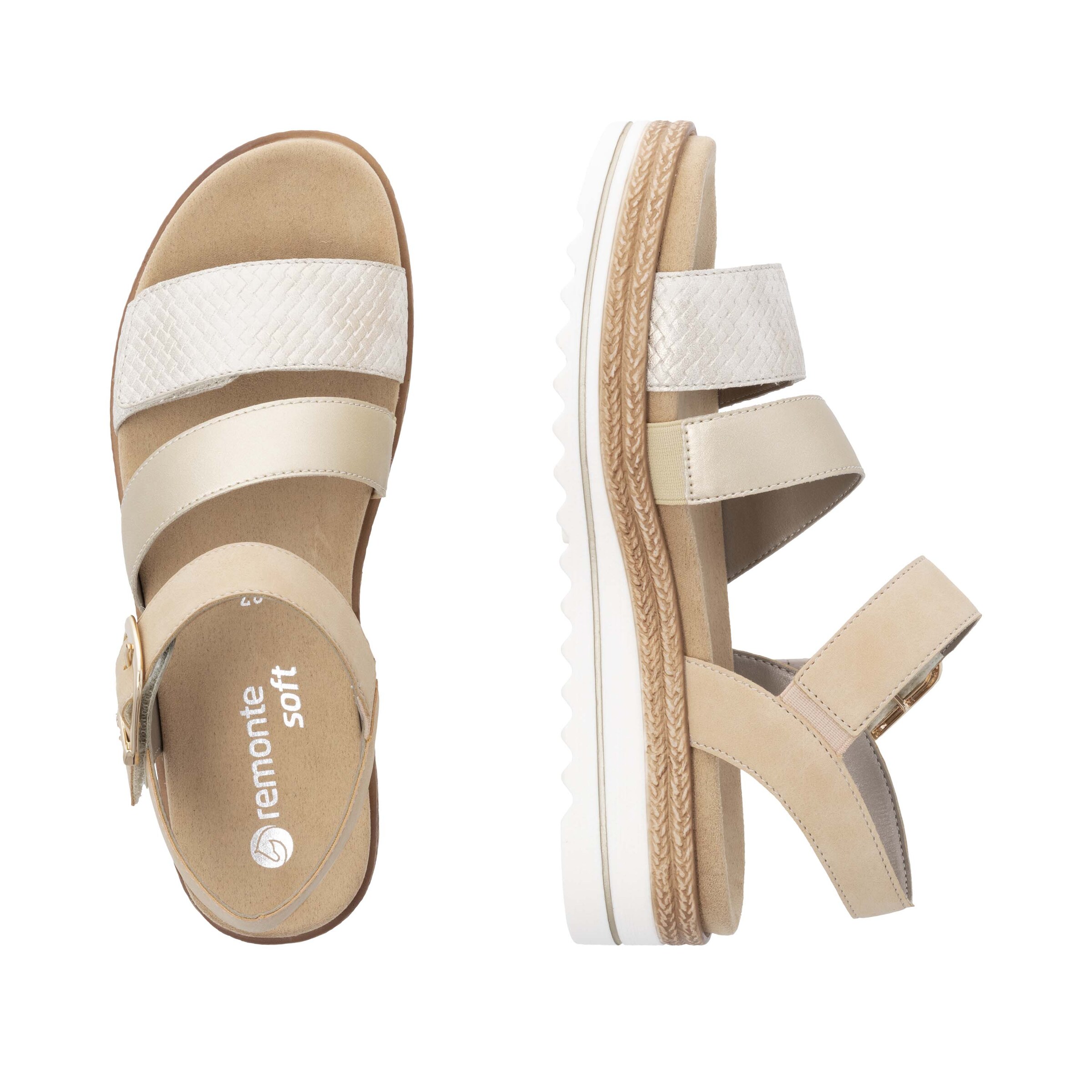 REMONTE Sandals in Beige