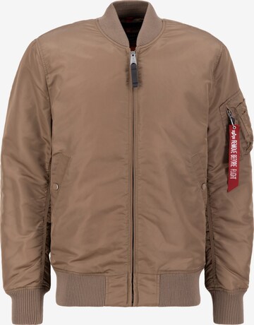 ALPHA INDUSTRIES Jacke in Braun: predná strana