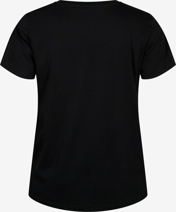 Active by Zizzi Shirt 'ALOGO' in Black