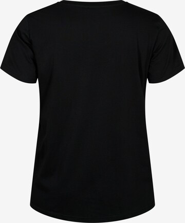 T-shirt 'ALOGO' Active by Zizzi en noir