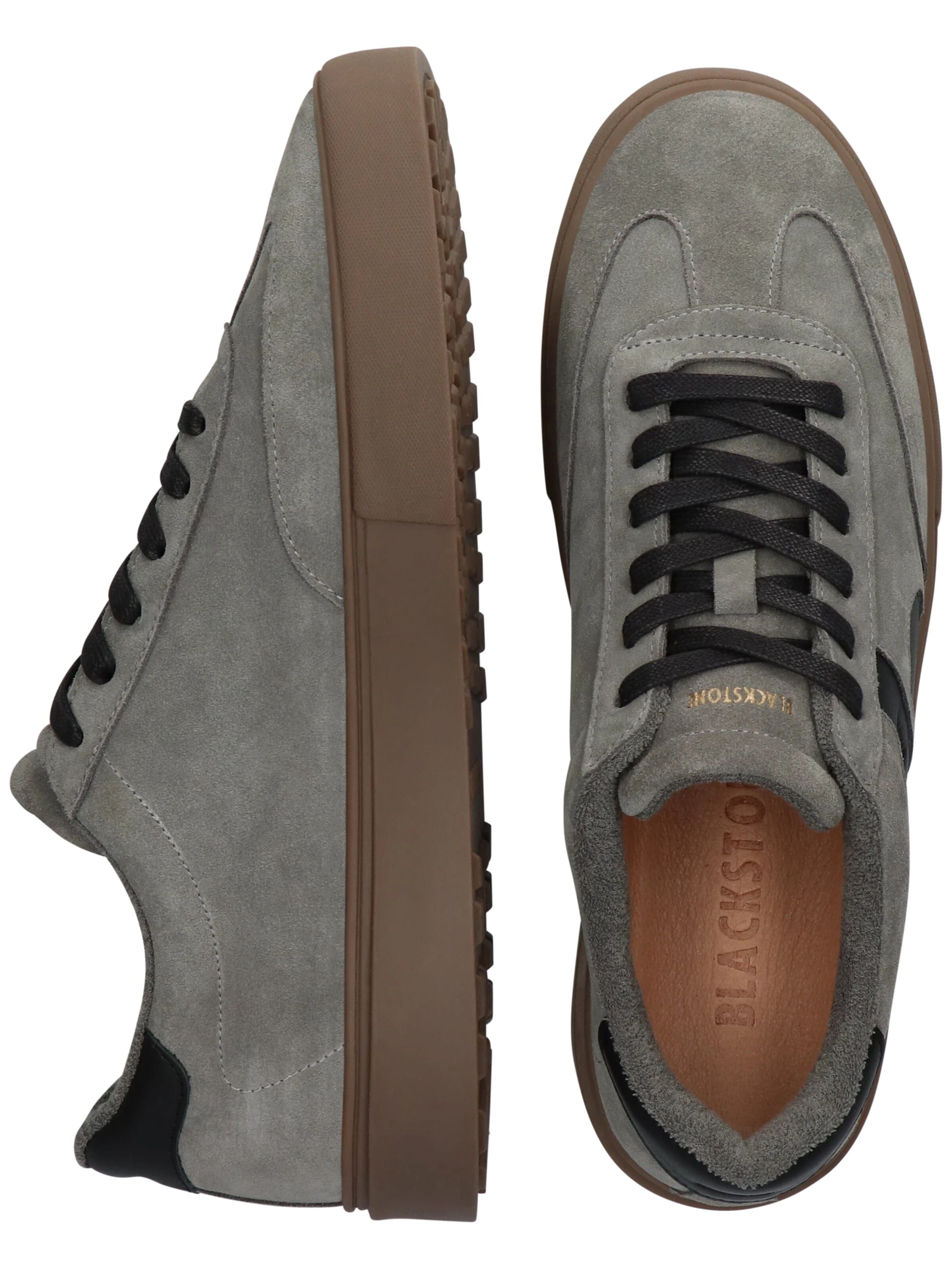 BLACKSTONE Låg sneaker 'QUARTZ AUDEN' i grå