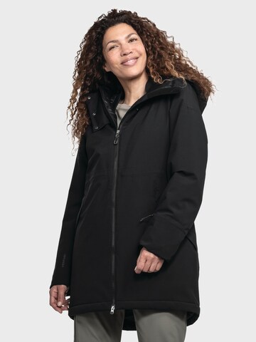 Veste fonctionnelle 'Crivat' Schöffel en noir : devant