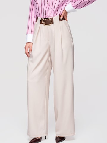 Ombre Wide leg Trousers in Beige
