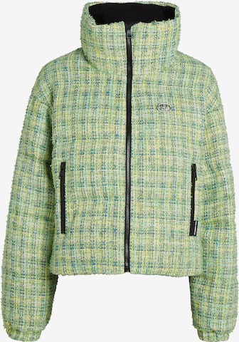 Veste mi-saison Karl Lagerfeld en vert : devant