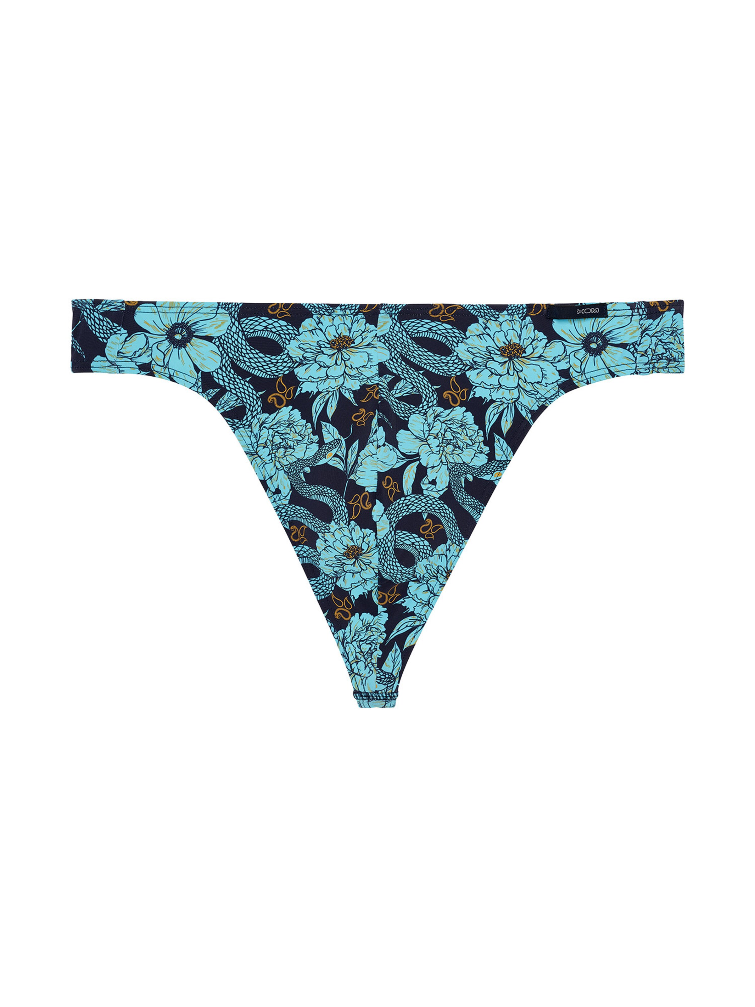 HOM G-String 'Funky Style HO1' in Blau: Vorderseite