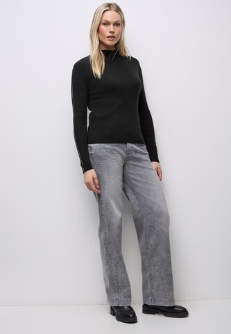 STREET ONE Pullover in Schwarz