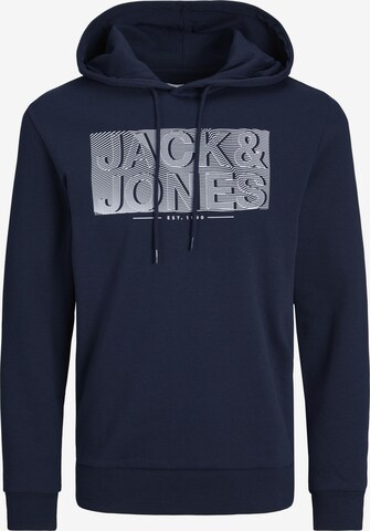 Sweat-shirt Jack & Jones Plus en bleu : devant