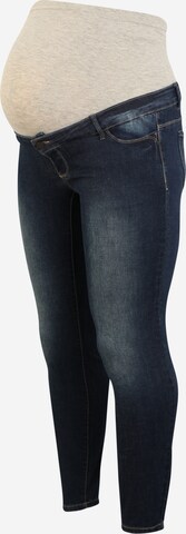 Mamalicious Curve Slimfit Jeans 'Jackson' in Blau: predná strana