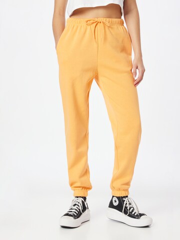 PIECES Trousers 'CHILLI' in Orange: front