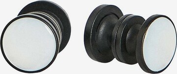 Hackett London Manschettenknöpfe 'Bachelor Studs' in Schwarz: Vorderseite