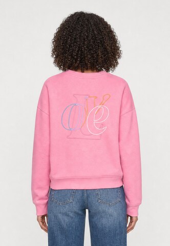 Frieda & Freddies Sweatshirt in Pink: front