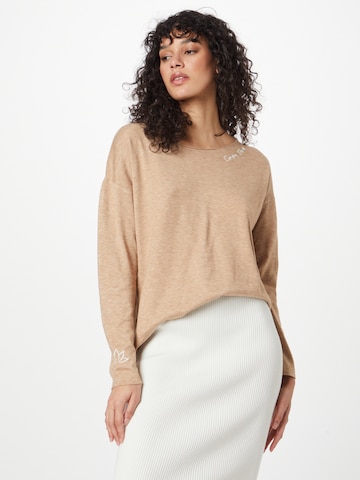 Key Largo Pullover i beige: forside