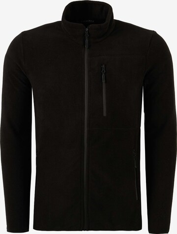 Buratti Fleece jas in Zwart: voorkant