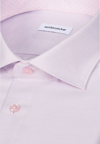 SEIDENSTICKER Slim fit Business shirt in Pink